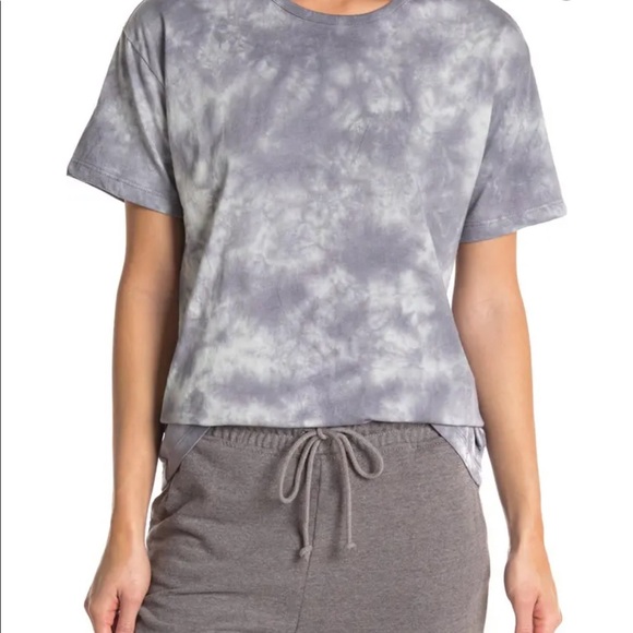 NWT Tie Dye Crew Neck Boyfriend T-Shirt by Threads 4 Thought - Picture 1 of 6